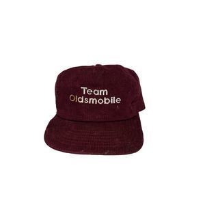 Vintage Team Oldsmobile Corduroy Hat - Maroon